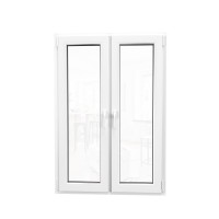 Окно ПВХ BRUSBOX двухстворчатое  две Поворотно-откидных створки  KALE 2 стекла (1100*1900*60)